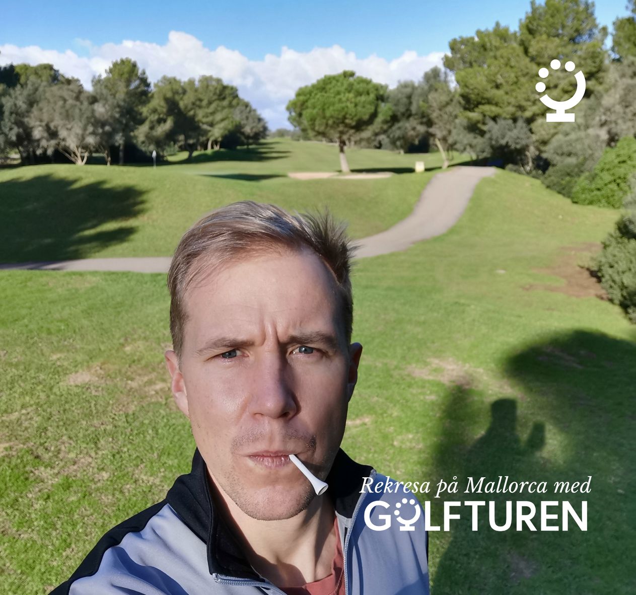 Christoffer rekar hotell och golfbanor på Mallorca