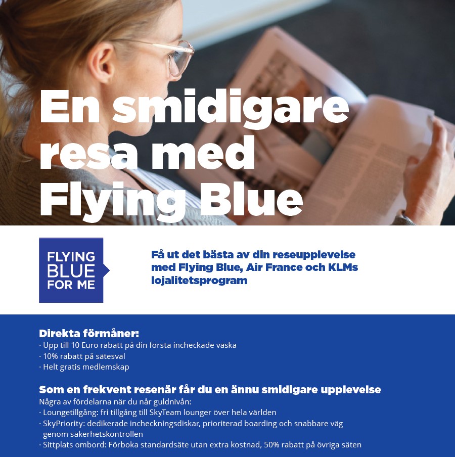 Vinn flygbiljetter med KLM!