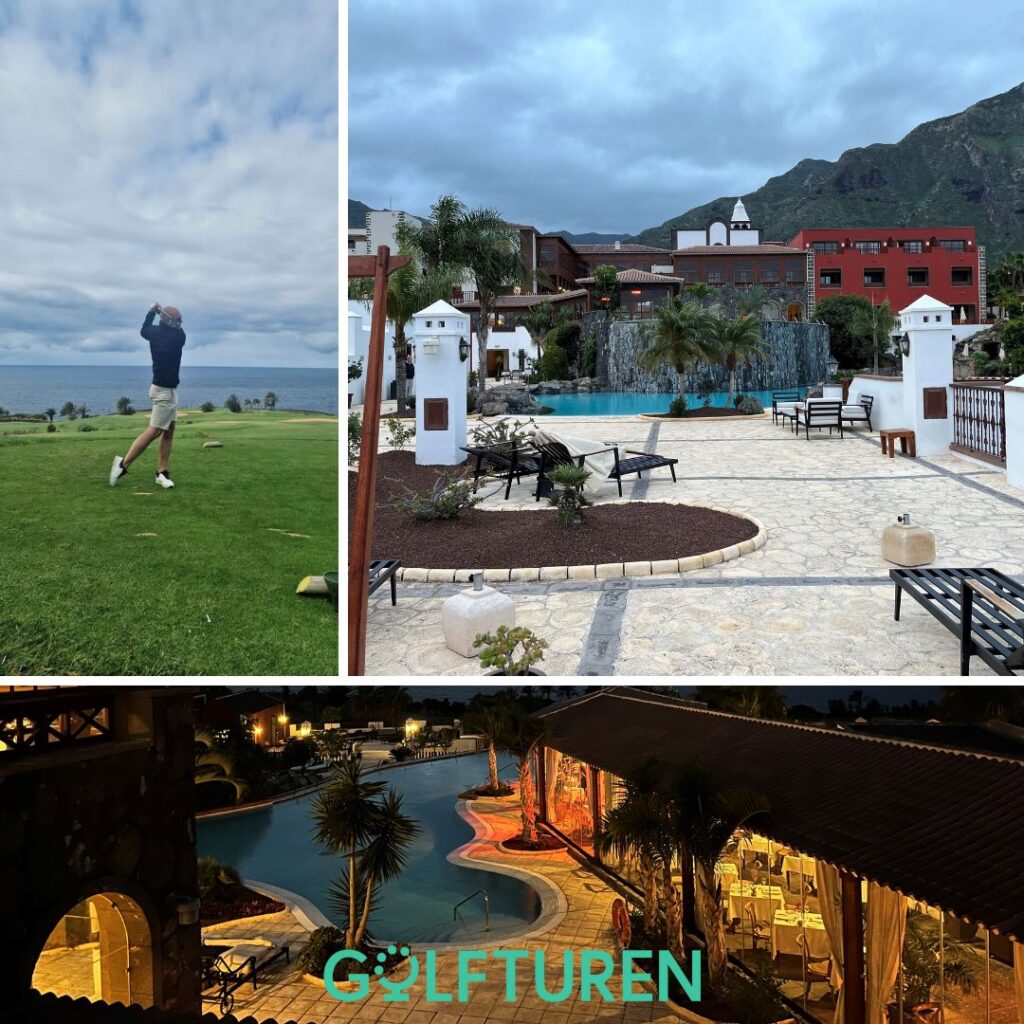 Stefan på Studiebesök på Teneriffa och besöker Hacienda del Conde och Buenavista Golf.