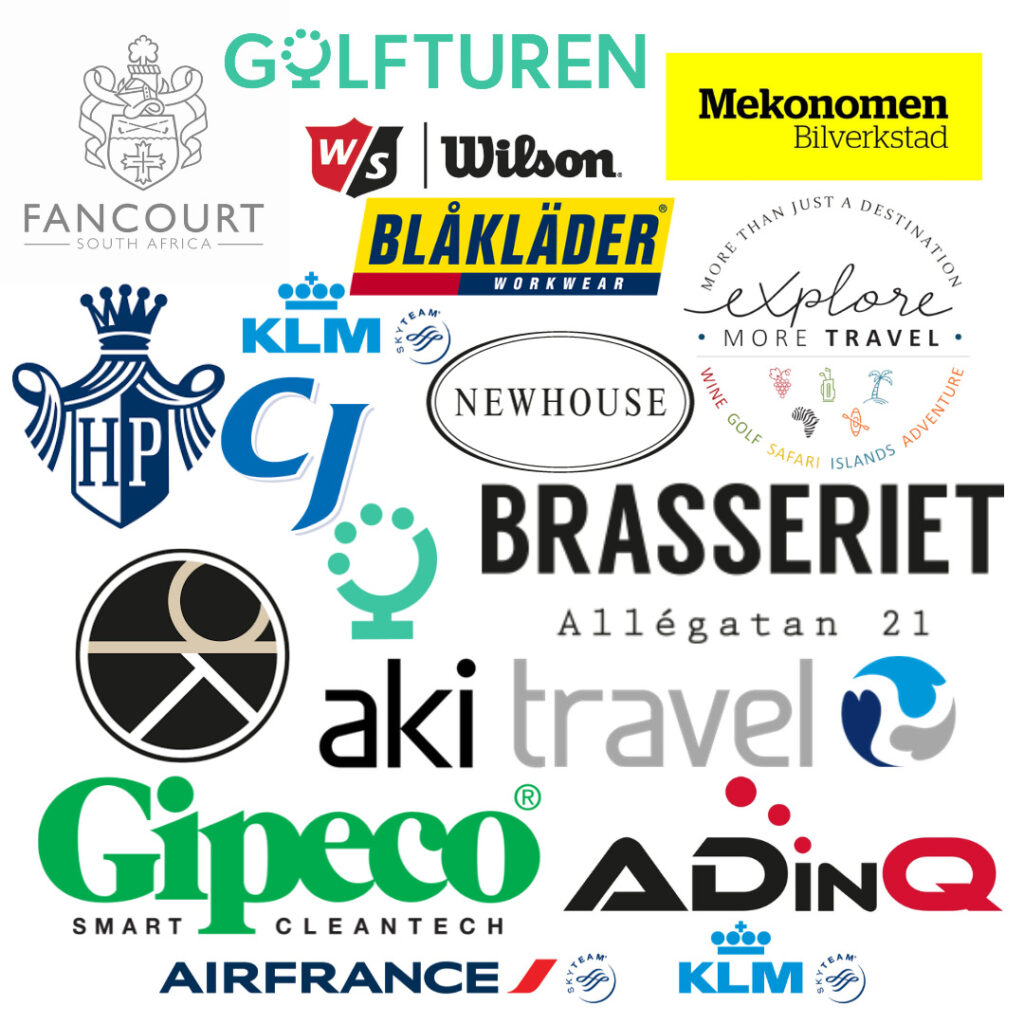 Partners till Golfturens golfevent på Borås Gk den 22 sept.